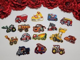 16pc/set,  Patches For Kids, Patches For Boys, Car Patches, Iron On Truc... - £15.02 GBP