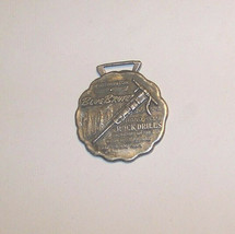 Worthington Blue Brute Drills Advertising Watch Key Fob Medal Badge Holyoke Mass - £28.79 GBP