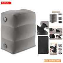Versatile Inflatable Foot Rest Pillow - Adjustable Comfort for Air Trave... - $50.44