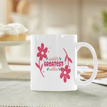 Ceramic Mug – 11 oz White Coffee Mug – Mother&#39;s Day Gift - Greatest - £10.60 GBP