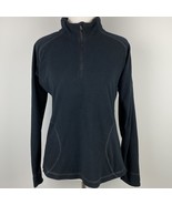 10000 Ft Above Sea Level Fleece Pullover Top Size Medium Black 1/4 Zip S... - $31.19 CAD
