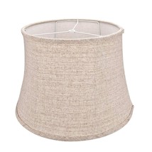 Brown Large Drum Lamp Shade For Chandeliers Floor Light And Table Lamp, 12X16X11 - £58.20 GBP