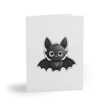 Personalized Greeting Cards with Envelopes 8 16 24pk Cartoon Bat Kids Bi... - £26.26 GBP+