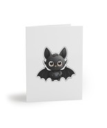 Personalized Greeting Cards with Envelopes 8 16 24pk Cartoon Bat Kids Bi... - £25.96 GBP+