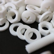 20 x White Philips Pan Head Screws Polypropylene (PP) Plastic Nuts and B... - $19.46