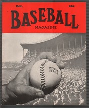 Baseball Magazine 10/1938-World Series-Lou Gehrig-Bill Terry- MLB-pix-info-FN - £160.29 GBP