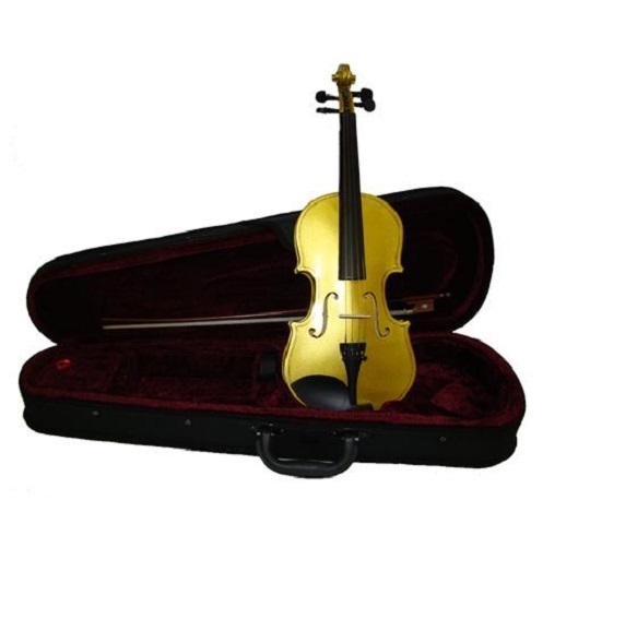 Merano 1/16 Violin ,Case, Bow ~ Gold - $99.99