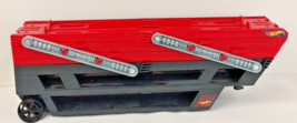 Mattel Hot Wheels Red Semi Car Carrier Case Trailer Extensions - $17.39