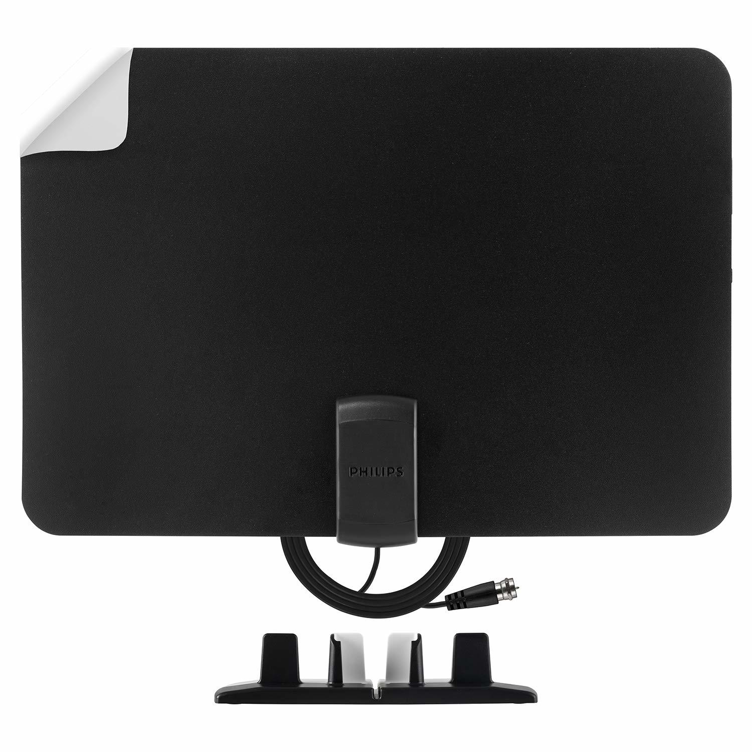 Primary image for Philips Indoor Switch TV Antenna, Reversible Black White Finish, Perfect Home De