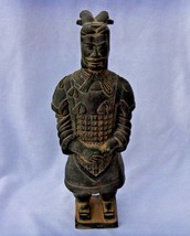 8.75 Inch Terracotta Chinese Soldier Warrior Statue Nice - £10.03 GBP