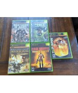 Microsoft Xbox CIB 5 Game lot Top Spin Splinter Cell Road to Hill Mace G... - £15.53 GBP