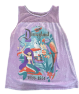Disneyland 60th Decades 1955-1964 Mermaid Purple Sleeveless Top sz M - $20.33 CAD