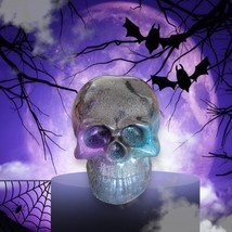 resin skull ornament-Halloween Gift-quirky Christmas Present￼￼ - £14.07 GBP