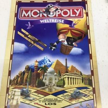 Monopoly Weltreise  Board Game  Hasbro -Incomplete - For Replacement Par... - £6.25 GBP