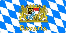 Bavaria Germany Flag Personalized Custom Novelty Tag Vehicle Car Auto Mo... - $16.75