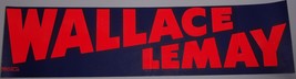 Vintage Wallace Lemay Bumper Sticker - $2.99