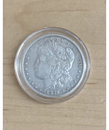 1881 Morgan .90 Silver Dollar Mint Uncirculated in Sealed Capsule - $59.40