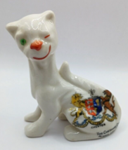 The Cheshire Cat is Always Smiling-Chester Crest Ceramic Figurine 3.5x3x2 - £17.80 GBP