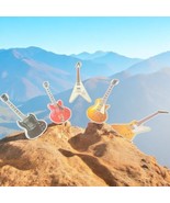 Vtg Set Of 5 Guitar Refrigerator Magnets  Musician Collectibles - €5,09 EUR