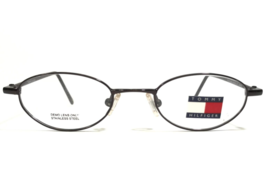 Tommy Hilfiger Kids Eyeglasses Frames TH2006 DKBRN Purple Oval Wire 42-18-120 - £36.42 GBP