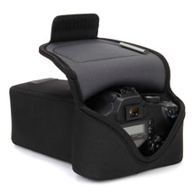 DSLR Camera and Zoom Lens Sleeve Case with Accessory Storage &amp; Strap Openings - £29.29 GBP