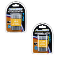 2X EN-EL15B, EN-EL15, Batteries for Nikon Z7, Z6, D500, D750, D780, D810, - £29.00 GBP