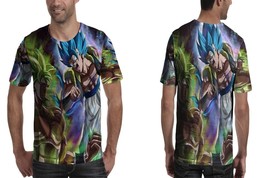 Fusion Goku Vegeta Gogeta VS Brolly  Mens Printed T-Shirt Tee - $14.53+