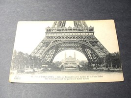 Tout Paris - La Tour Eiffel –The Garden of Eiffel Tower- 1900s French Postcard. - £15.87 GBP