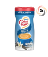 3x Containers Nestle Coffee Mate French Vanilla Flavor Coffee Creamer | ... - £22.28 GBP