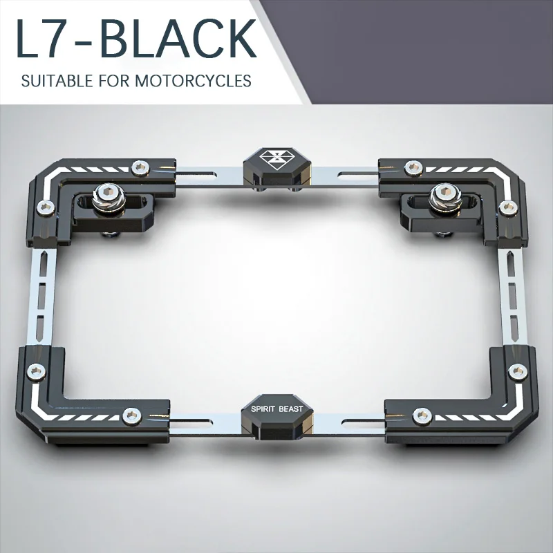 Motorcycle License Plate Frame Electric Bike Holder Bracket For honda da... - £175.47 GBP