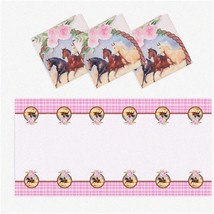 Cowgirl Chic Party Pack - 3 Plastic Table Covers (54 x 108 in) - Fun Birthday Su - $21.77