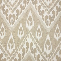 Kravet Vari Sandstone Beige Ikat Geometric 100% Linen Multiu Fabric By Yard 54&quot;W - £28.52 GBP