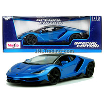 Maisto Special Edition 1:18 Scale Die Cast Car - Blue Lamborghini Centenario - $54.99