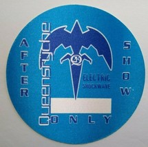 Queensryche Electric Shockwave Backstage Pass Original 1999 Rock Music Blue - $14.14