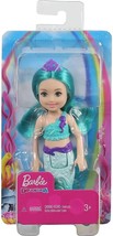 Dreamtopia Barbie Chelsea Mermaid 6.5&quot; Teal Hair Clothes Tail GJJ89 NEW - £14.69 GBP
