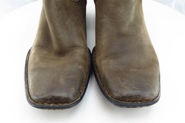 Born Boot Sz 6 M Short Boots Brown Leather Women W21354 - £20.22 GBP