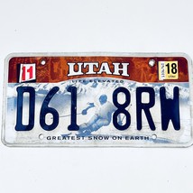 2018 United States Utah Greatest Snow On Earth Passenger License Plate D... - $11.87