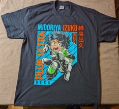 My Hero Academia Midoriya Izuku Deku Plus Ultra XL Black T-Shirt Ariaris... - $19.34