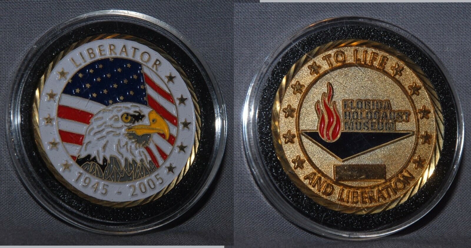Florida Holocaust Museum LIBERATOR  challenge coin - $17.81
