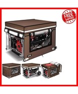 Generator Cover 32x24x24 with PVC Windows - All-Weather Protection Coffee - $86.12