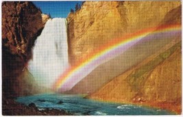Postcard Union Oil Lower Yellowstone Falls Yellowstone National Park Wyo... - £3.88 GBP