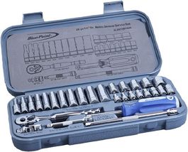 Blue Point 29pcs 1/4Dr. Socket Set 6 Point BLPATSM1429 with Ratchet, Ext... - $138.99