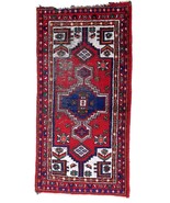 Handmade vintage Persian Hamadan rug 3&#39; x 6&#39; (93cm x 183cm) 1970s - 1C1025 - $570.03 CAD