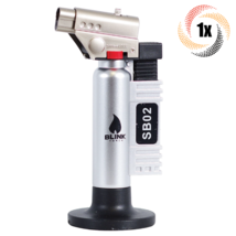 1x Torch Blink SB02 Silver Butane Lightweight Torch | Adjustable Flame - £18.34 GBP