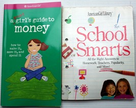 Lot 2 American Girl Library School Smarts~A Smart Girl&#39;s Guide To Money - £7.34 GBP