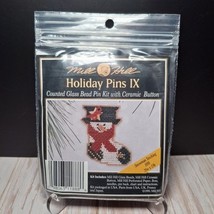 New Mill Hill Holiday Pins IX SNOWMAN STOCKING 1999 H88 Counted Bead Pin... - $18.95 New Mill Hill Holiday Pins IX SNOWMAN STOCKING 1999 H88 Counted Bead Pin... - $18.95