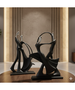 Resin Dancing Couple Figurines | Nordic Modern Home Decor - $64.99+