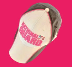 National Guard Ball Cap Dale Jr Nascar 88 Pink Embroidered Adjustable Hat 2008 - $9.79
