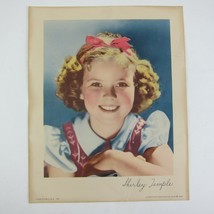 Shirley Temple 8x10 Litho Print Red Ribbon Twentieth Century Fox Vintage... - £11.58 GBP