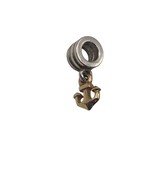 Authentic Pandora Retired 14k Gold And Sterling Ship Boat Anchor Dangle Charm - $65.00